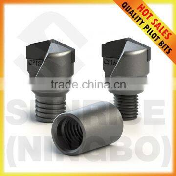 Rock rotary claw drill bits pilot bit