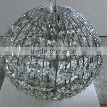 Clear crystal chandelier pendant sphere ball