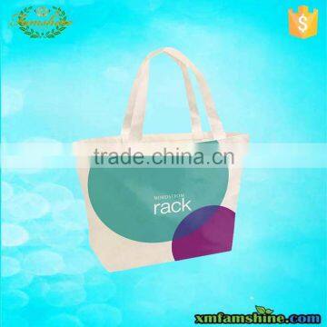 Eco friendly promotional blank canvas tote bag