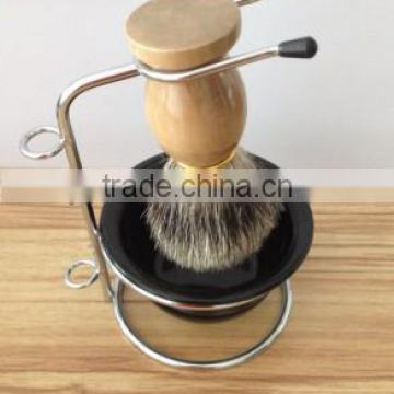 shaving brush set wood badger horse shaving brush with shelf