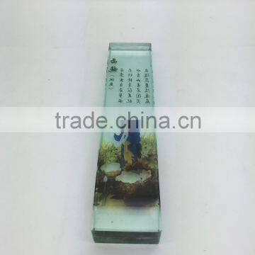 Crystal Acrylic Resin Paperweight