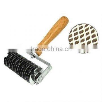 Stainless steel dough mesh roller dough cutter