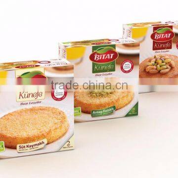 bitat turkish kunafa with milk cream 2 pieces *150gr with syrup