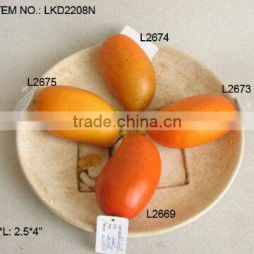 2013Artificial Fake Fruits 2.5*4 Inch Artificial Polyfoam Mango House Decoration