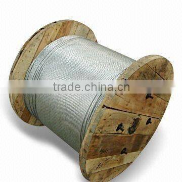 Galvanized Steel Wires Strands, Used to Fix and Tie Hanging System and Communication Cable