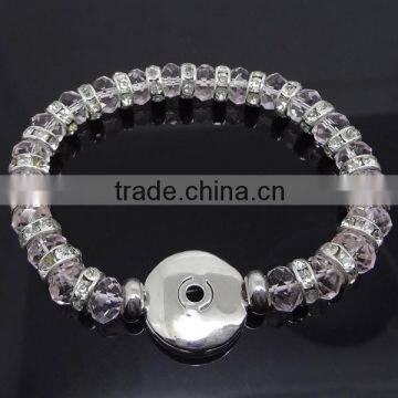 Snap button BRACELET / Beautiful blue bracelet / Flower print bracelet / Snap bracelet / Snap jewelry