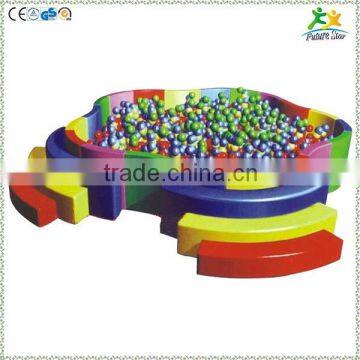 FS-SP-041K Customized Eco-friendly PVC & EPE & Wood Kids Soft Ball Pool Product
