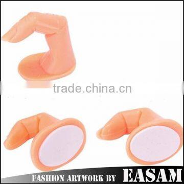 professional nail training finger for nail art,Hard plastic durable nail training finger