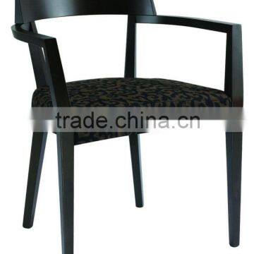 solid wood chair with soft pad