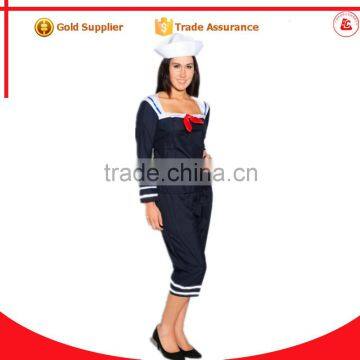 party navy blue long dress uniform navy blue chiffon dress sexy navy dress for female