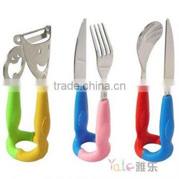 colorful plastic children tableware