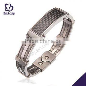 China Manufacturer 2015 latest stainless steel fashion fake gold bracelet