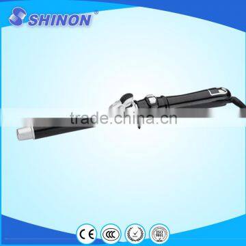 Shinon salon tools auto rotating hair curler LCD display hair curler for lady