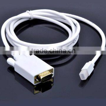1.83m mini displayport dp male to vga female cable for projector