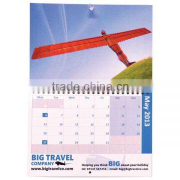 A4 Wiro Bound Wall Calendar