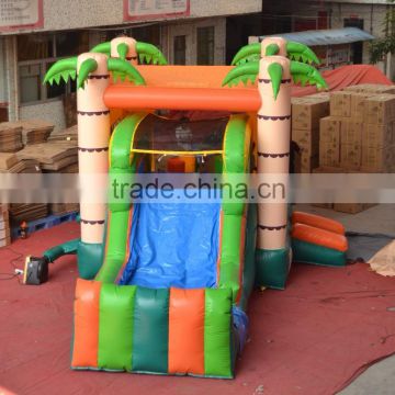 Factory direct inflatable slide,inflatable combo ,inflatable jumping bouncer with palm tree                        
                                                Quality Choice