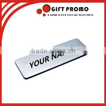 Promotional Personalized Meatl Name Badge