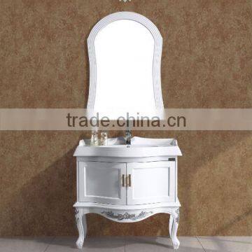 2013 Hot sell European Antique Solid Wood Bathroom Vanity 850