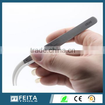 Flat tips ceramic tweezers / Stainless steel tweezers /precision machinery ceramic tip stainless steel tweezers