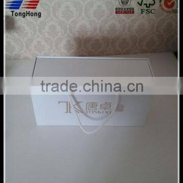 New Design Shoes Packaging Box With Ribbon for Sale photo-2