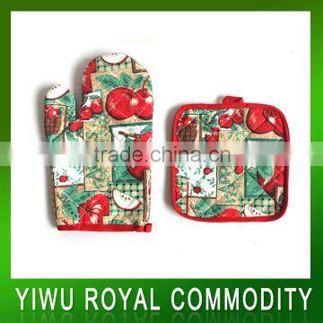Eco-friendly Colorful Oven Mitts And Potholder