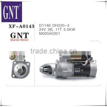 excavator engine starter motor for DH220-3 D1146