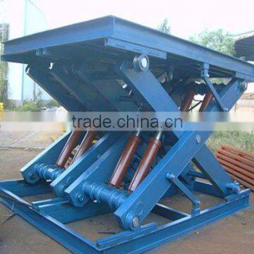 stationary scissor elevation mechanical lift table