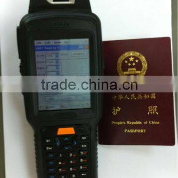 Android Touch Screen Handheld Computer with MRZ OCR Scanner and Passport Reader