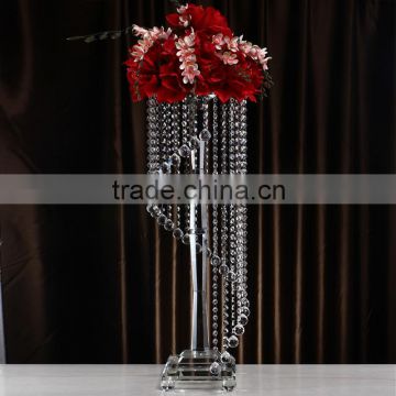 Wholesale wedding decorative crystal flower stand