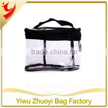 Transparent,can be recycled,fashionable,natural style,super low price waterproof cosmetic bag