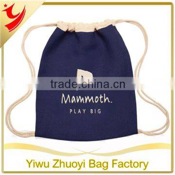 Customized Jute Burlap Drawstring Backpacks Printed With Logo Design Wholesale photo-2