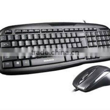 Wired splash-proof keyboard mouse combo