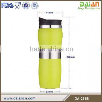 Colorful Rubbler Coating Stainless Steel Thermos Bottle photo-5