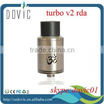 Stainless authentic turbo v2 rda for wholesale
