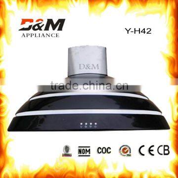 Suction Type range hood , ball round kitchen hood