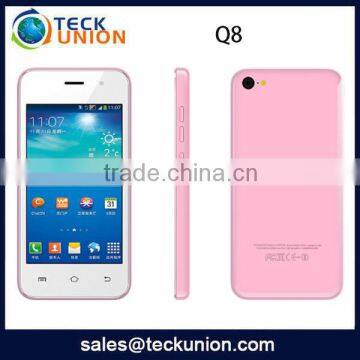 Made in China 4inch Android 3G Smartphone Q8 MTK6572 Dual Core Dual Camera photo-5