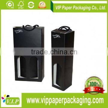 New premium wine box package china factory