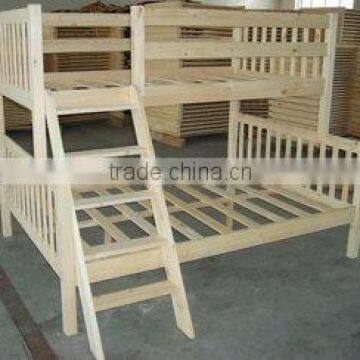 UCF0083 Modern Pine Wood Bunk Bed