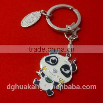 2016 Factory Price Panda Mascot Keychain Special Design Cute China Style Zinc Alloy Keyring photo-2