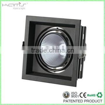 Square 10W COB LED Downlight Wholesale Market / Adjustable LED COB Light for Office