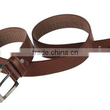 Hollow Out Jeans For Men Belts Leather
