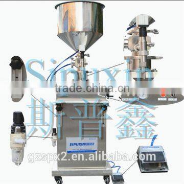 SPX-semi automatic liquid filling machine for liquid soap, dishwashing liquid, liquid detergent