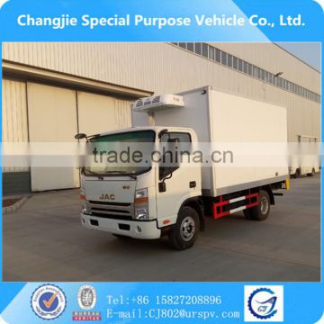 JAC 4*2 refrigerator box truck