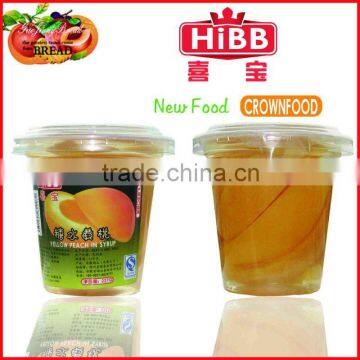 Canned fresh fruits plastic cup