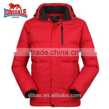 down coat with detachable hood