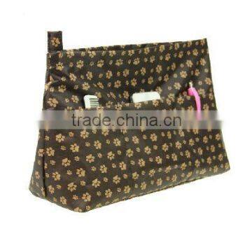 large capacity cosmetic bagmzipper hand cosmetic bags,full printing