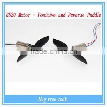 8520 3V-5V Strong Magnetic 2PC DC Coreless Motor + 2PC 60mm Propellers W1304