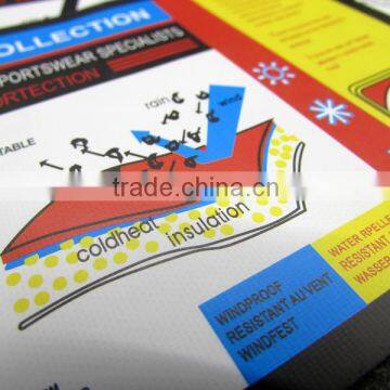 Clear Colorful Printing Special Material Labels For Clothing photo-3