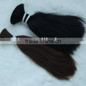 100% good remy Raw Double Drawn Human Hair extension