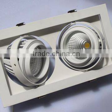 20w 30w 40w 60w 90w Adjustable Recessed Rectangle Led Grille Light photo-3